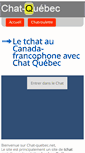 Mobile Screenshot of chat-quebec.com